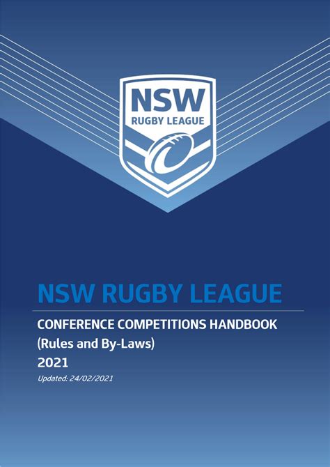 nswrl conference competitions handbook 2024